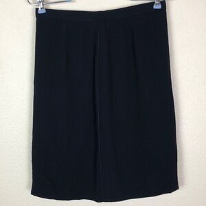 Giorgio Armani vintage silk skirt with piping size 6